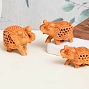 WOODEN ELEPHANT SET OF 3