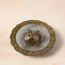 TORTOISE WITH PLATE GOLDEN