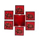 ELEPHANT COASTER RED